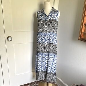 🦃 Fifteen‎ Twenty Maxi Button-Down Floral Dress NWT